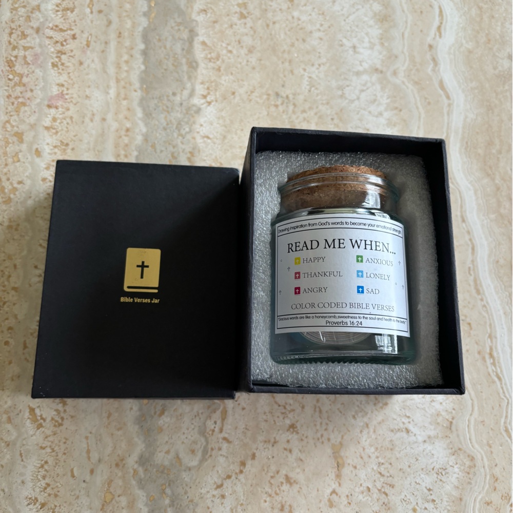 “NEW” BIBLE VERSES JAR